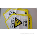 Triangle Flag plastic Traffic Banner with warning
